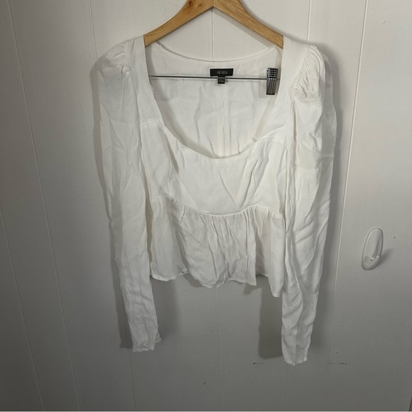 AFRM White Blouse - Picture 1 of 4